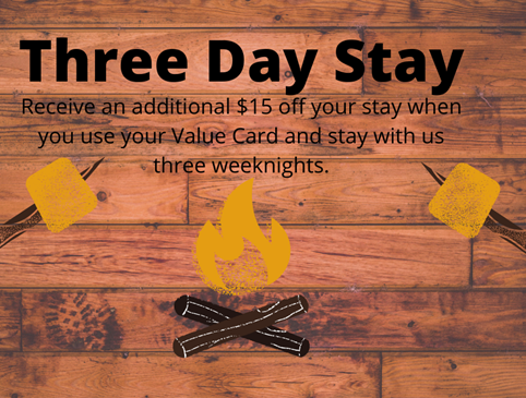 $15 Off a 3 day stay with a VKR Photo
